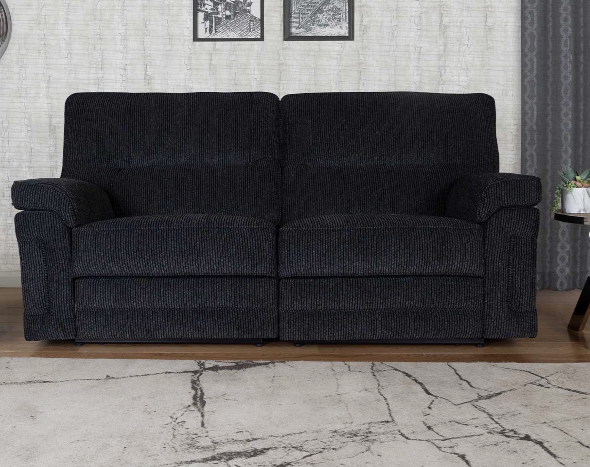 Buoyant - Plaza Charcoal - 3 Seater Recliner