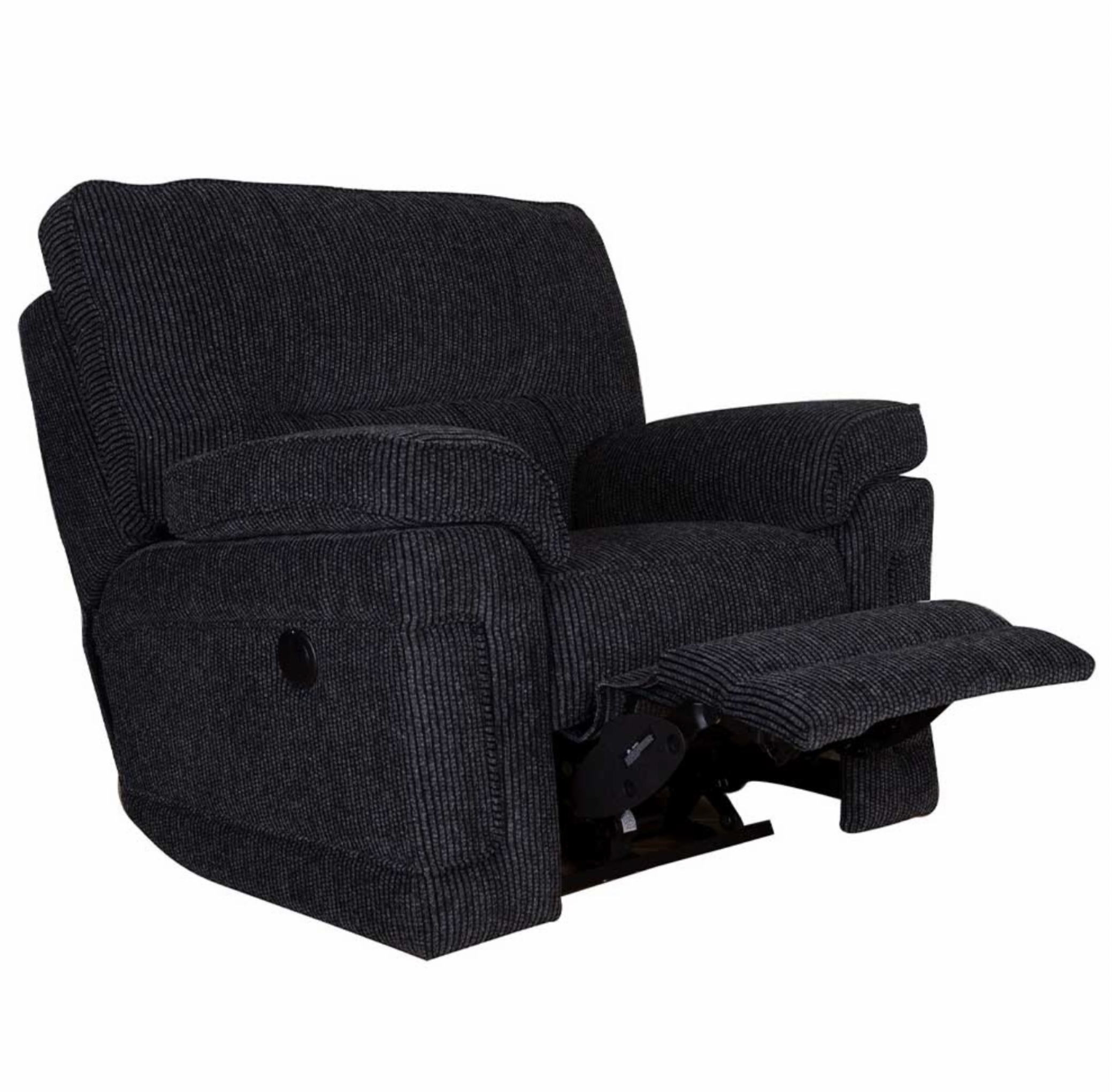 Buoyant - Plaza Charcoal - 3 Seater Recliner - Image 2