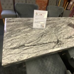 Athena Dining Table 1.8 Dark Grey