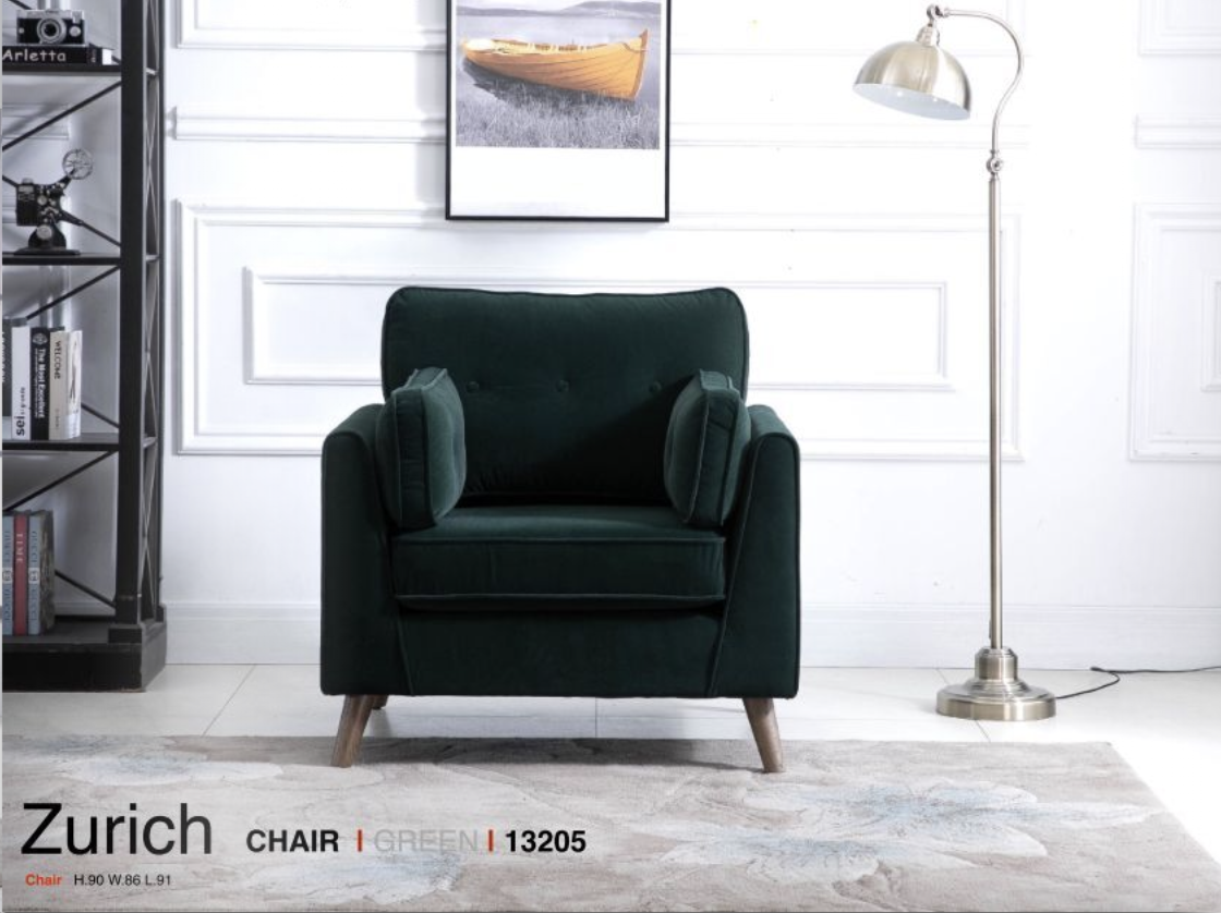 Zurich Emerald Green Chair