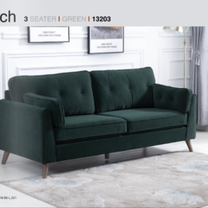 Zurich Emerald Green 3 Seater