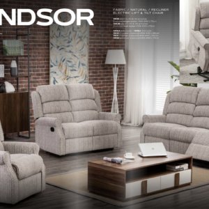 Windsor Recliner Collection Beige